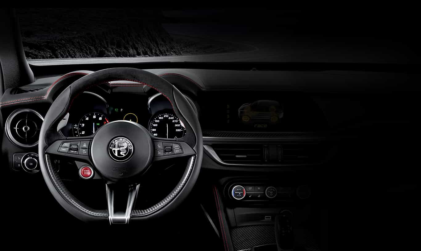 Alfa Romeo Stelvio quadrifoglio – interiors